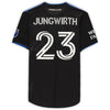 Florian Jungwirth San Jose Earthquakes Autographed Match-Used #23 Black Jersey from the 2020 MLS Season