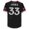 Joevin Jones Seattle Sounders FC Autographed Match-Used #33 Black Jersey from the 2020 MLS Season