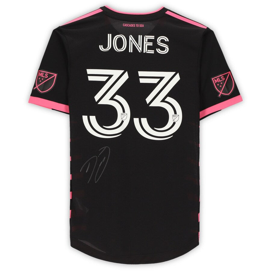 Joevin Jones Seattle Sounders FC Autographed Match-Used #33 Black Jersey from the 2020 MLS Season