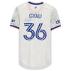 Joseph-Claude Gyau FC Cincinnati Autographed Match-Used #36 White Jersey from the 2020 MLS Season
