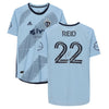 Winston Reid Sporting Kansas City Autographed Match-Used #22 Blue Jersey from the 2020 MLS Season