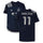 Khiry Shelton Sporting Kansas City Autographed Match-Used #11 Navy Jersey from the 2020 MLS Season