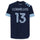 Derek Cornelius Vancouver Whitecaps FC Match-Used #13 Navy Jersey from the 2020 MLS Season