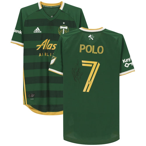 Andy Polo Portland Timbers Autographed Match-Used #7 Green Jersey from the 2020 MLS Season