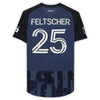 Rolf Feltscher LA Galaxy Autographed Match-Used #25 Blue Jersey from the 2020 MLS Season