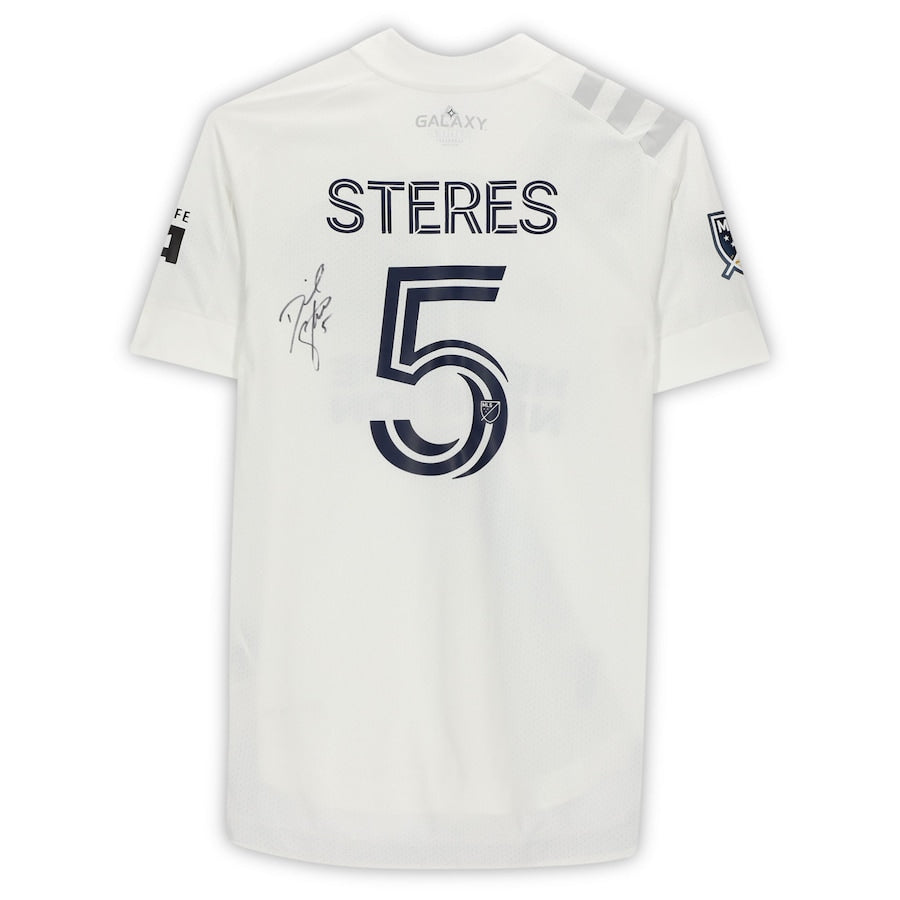 Daniel Steres LA Galaxy Autographed Match-Used #5 White Jersey from the 2020 MLS Season