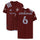Lalas Abubakar Colorado Rapids Autographed Match-Used #6 Maroon Jersey from the 2020 MLS Season
