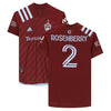 Keegan Rosenberry Colorado Rapids Autographed Match-Used #2 Maroon Jersey from the 2020 MLS Season