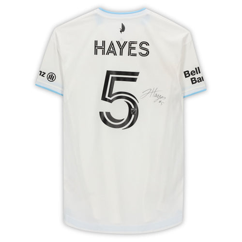 Jacori Hayes Minnesota United FC Autographed Match-Used #5 White Jersey from the 2020 MLS Season