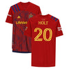 Erik Holt Real Salt Lake Autographed Match-Used #20 Red Jersey from the 2020 MLS Season