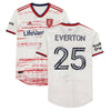 Everton Luiz Real Salt Lake Autographed Match-Used #25 White Jersey from the 2020 MLS Season