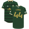 Marvin Loria Portland Timbers Autographed Match-Used #44 Green Jersey from the 2020 MLS Season