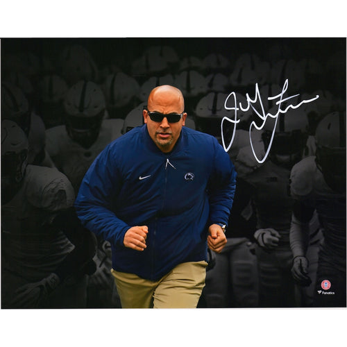 James Franklin Penn State Nittany Lions Autographed 11'' x 14'' Spotlight Photograph