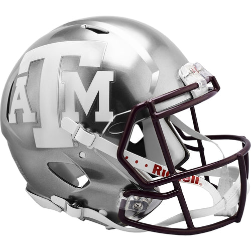 Texas A&M Aggies Unsigned Riddell FLASH Alternate Revolution Speed Authentic Football Helmet