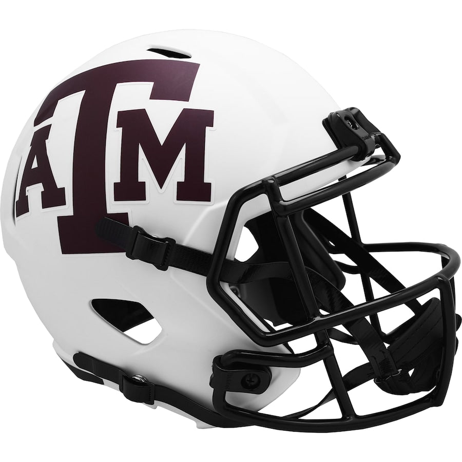 Texas A&M Aggies Riddell LUNAR Alternate Revolution Speed Display Replica Football Helmet