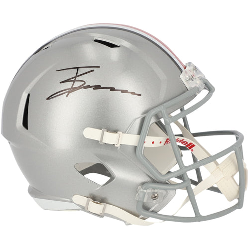 Trey Sermon Ohio State Buckeyes Autographed Riddell Speed Replica Helmet