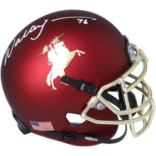 Walter Jones Florida State Seminoles Autographed Schutt Sports Unconquered Tradition Alternate Mini Helmet - Fanatics Exclusive