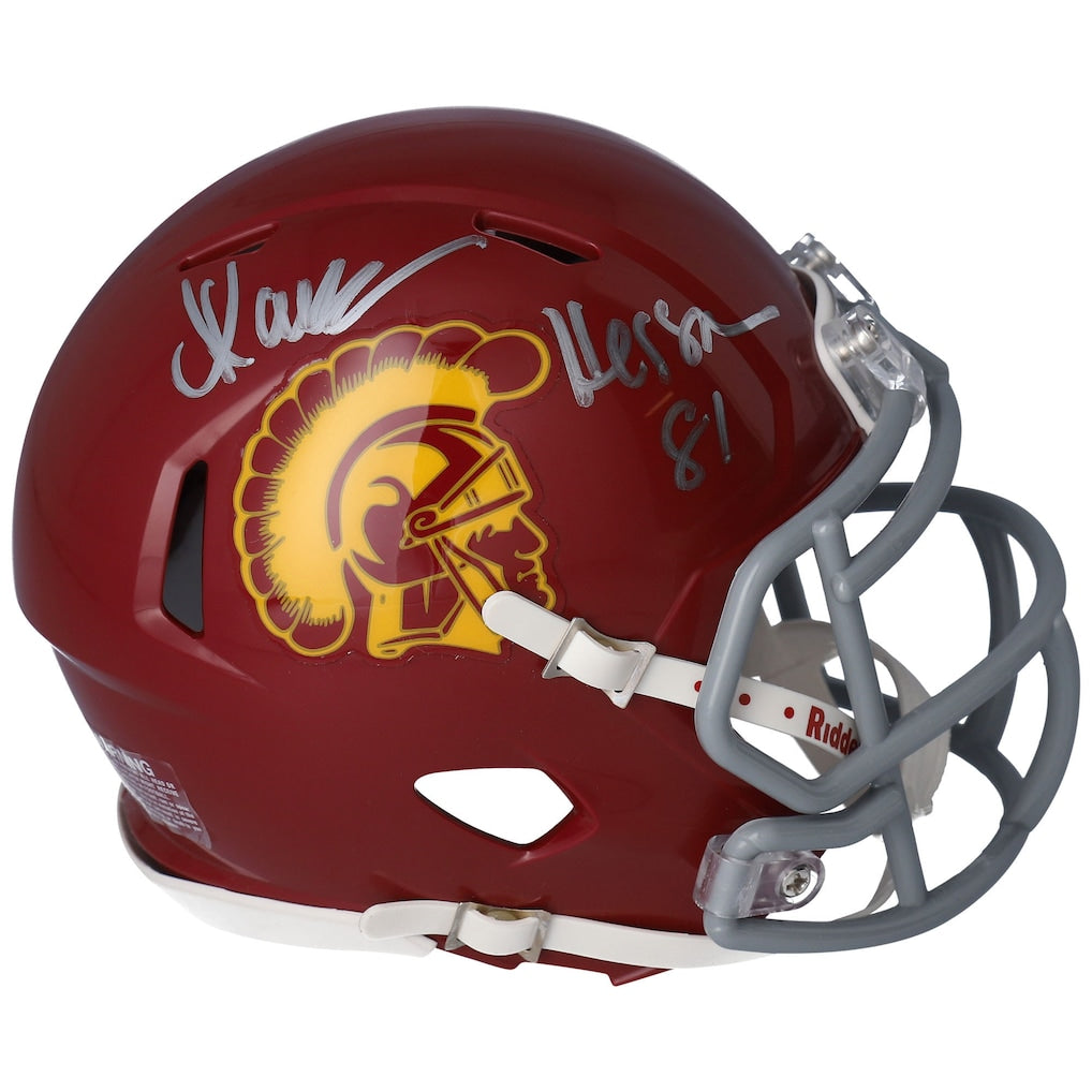 Marcus Allen USC Trojans Autographed Riddell Speed Mini Helmet with ''Heisman 81'' Inscription