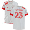 Chris Mavinga Toronto FC Autographed adidas Match-Used Gray Jersey from the 2020 MLS Season