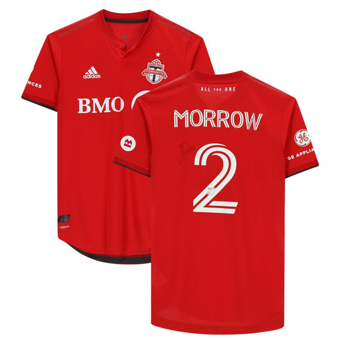 Justin Morrow Toronto FC Autographed adidas Match-Used Red Jersey from the 2020 MLS Season