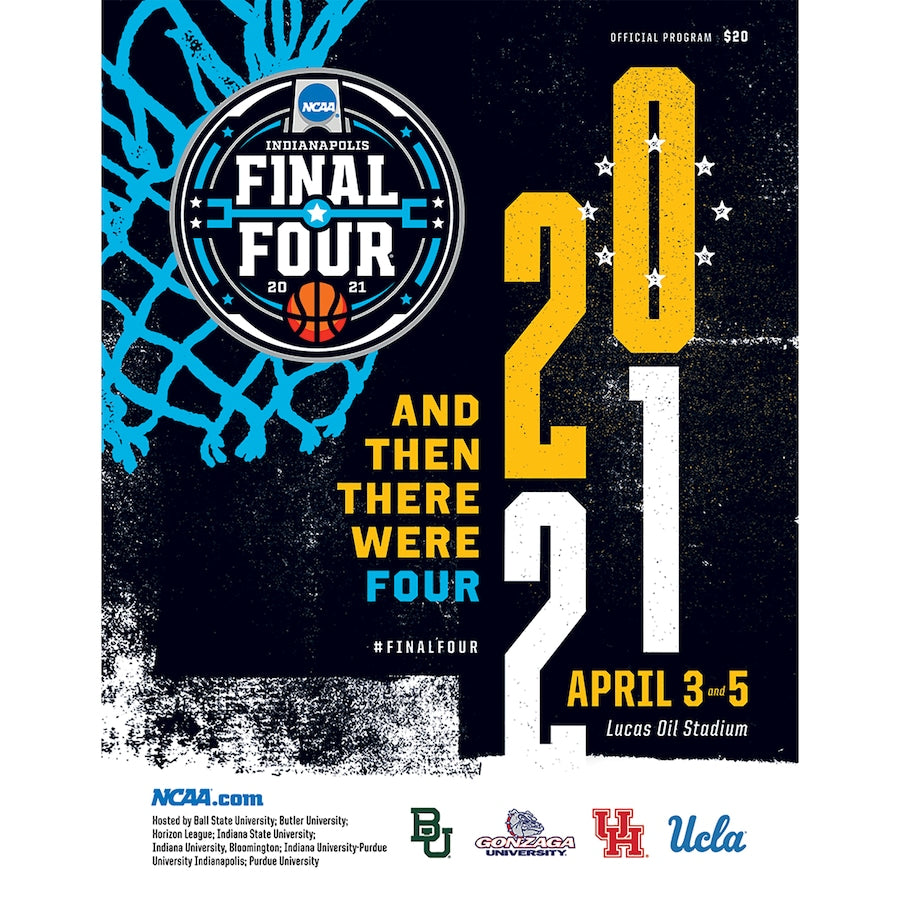 2021 NCAA Men's Basketball Tournament March Madness Final Four Official Game Program