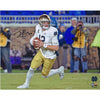 Ian Book Notre Dame Fighting Irish Autographed 16'' x 20'' White Jersey Running Photograph