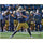 Ian Book Notre Dame Fighting Irish Autographed 8'' x 10'' Navy Jersey Passing Photograph