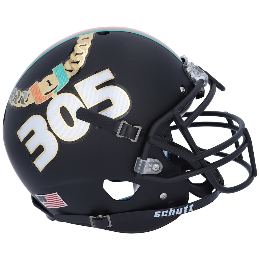 Miami Hurricanes Schutt Tradition Replica Helmet