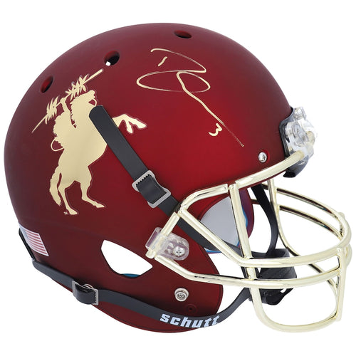 Derwin James Florida State Seminoles Autographed Fanatics Exclusive Schutt Sports Unconquered Tradition Alternate Replica Helmet