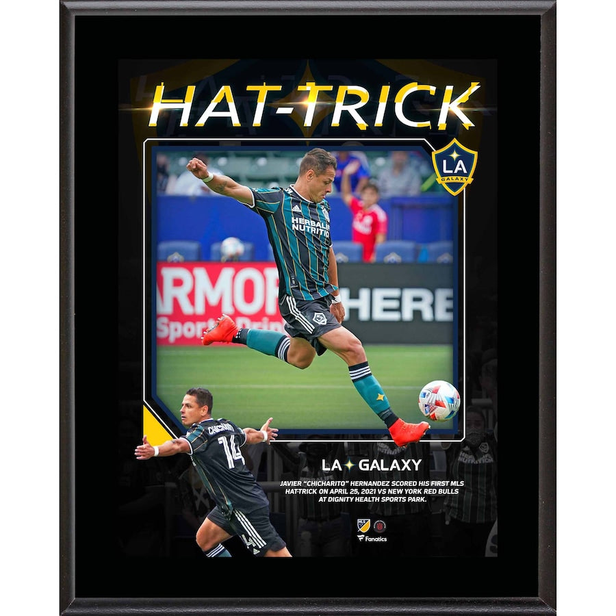 Chicharito LA Galaxy 10'' x 13'' Hat Trick Plaque