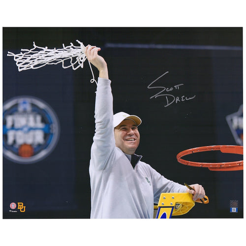 Scott Drew Baylor Bears Autographed 16'' x 20'' Nets Photograph