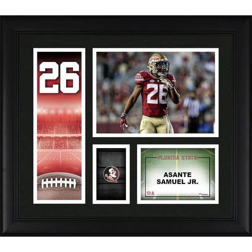 Asante Samuel Jr. Florida State Seminoles Framed 15'' x 17'' Core Collage
