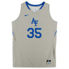 Air Force Falcons Team-Issued #35 Gray Jersey from the Basketball Program - Size XL