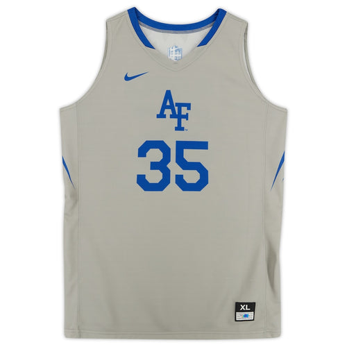 Air Force Falcons Team-Issued #35 Gray Jersey from the Basketball Program - Size XL