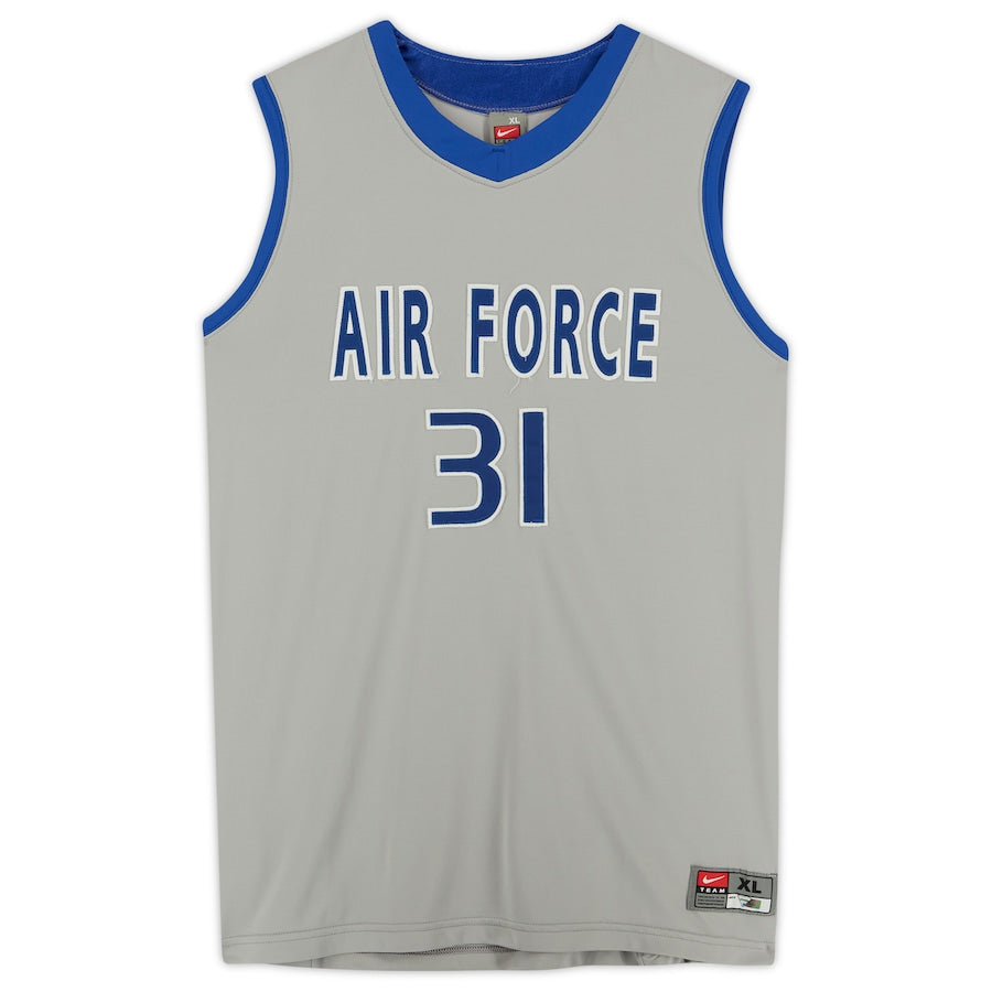 Air Force Falcons Nike Team-Issued #31 Gray Alternate Team Jersey from the Basketball Program - Size XL