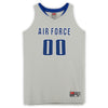 Air Force Falcons Nike Team-Issued #00 Gray Alternate Jersey from the Basketball Program - Size L