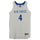 Air Force Falcons Nike Team-Issued #4 Gray Alternate Jersey from the Basketball Program - Size M