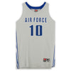 Air Force Falcons Nike Team-Issued #10 Gray Alternate Jersey from the Basketball Program - Size M