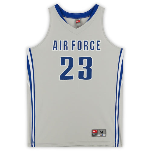 Air Force Falcons Nike Team-Issued #23 Gray Alternate Jersey from the Basketball Program - Size M