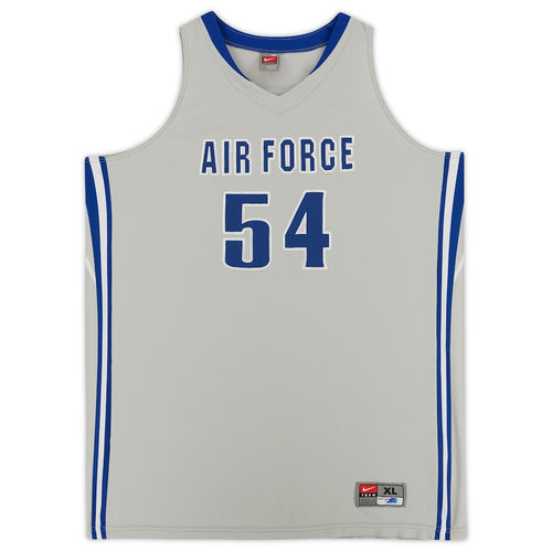 Air Force Falcons Nike Team-Issued #54 Gray Alternate Jersey from the Basketball Program - Size XL
