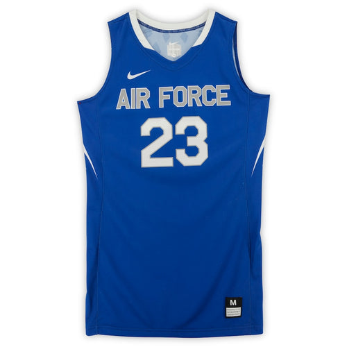 Air Force Falcons Team-Issued #23 Blue White and Gray Jersey from the Basketball Program - Size M