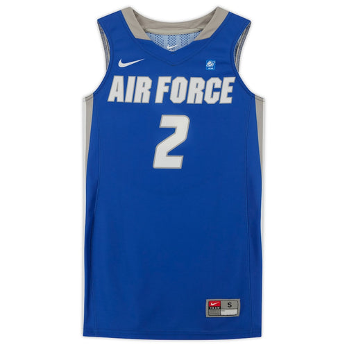 Air Force Falcons Team-Issued #2 Blue/Gray Jersey with NCAA Patch from the Basketball Program - Size S