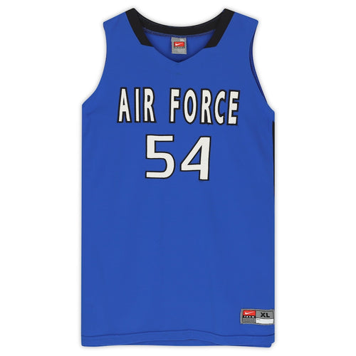 Air Force Falcons Nike Team-Issued #54 Royal & Black Jersey from the Basketball Program - Size XL