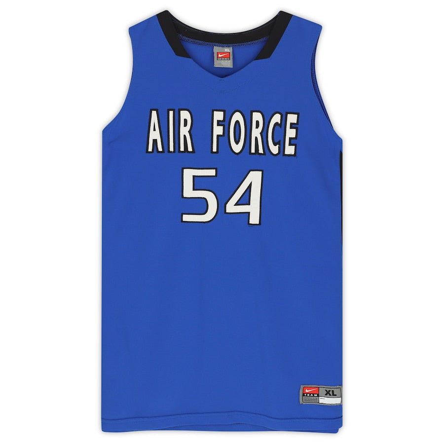 Air Force Falcons Nike Team-Issued #54 Royal & Black Jersey from the Basketball Program - Size XL