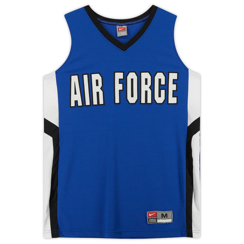 Air Force Falcons Nike Team-Issued Royal White & Black Jersey from the Basketball Program - Size M