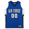 Air Force Falcons Nike Team-Issued #00 Royal White & Black Jersey from the Basketball Program - Size L