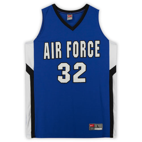 Air Force Falcons Nike Team-Issued #32 Royal White & Black Jersey from the Basketball Program - Size L