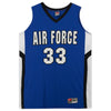 Air Force Falcons Nike Team-Issued #33 Royal White & Black Jersey from the Basketball Program - Size L