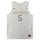 Air Force Falcons Team-Issued #5 White and Gray Jersey from the Basketball Program - Size XL