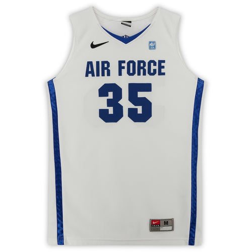 Air Force Falcons Nike Team-Issued #35 White Jersey with NCAA Patch from the Basketball Program - Size M
